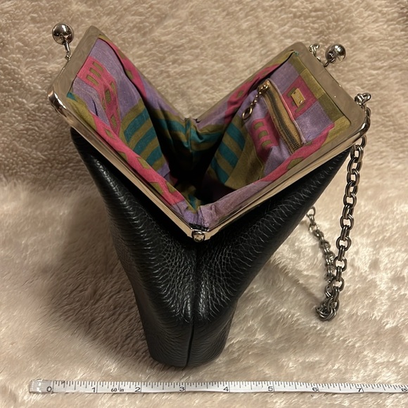 SABER 1960’s Kiss lock Leather Purse - Picture 17 of 17